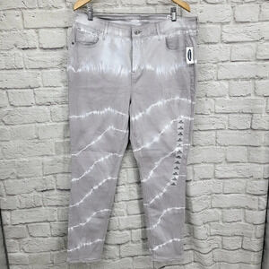 Old Navy Rockstar Super Skinny High Rise Cool Tie Dye Jeans Sz 18 NWT